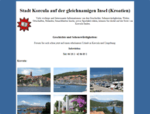 Tablet Screenshot of korcula.cro-marin.com